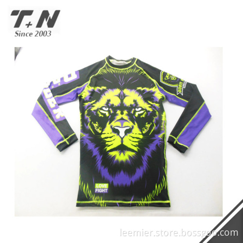 Wholesale Custom Sublimation Printed Long Sleeve Gym Compression Tights